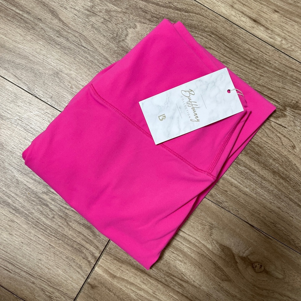 ($70) BuffBunny Rosa Legging - Miami Vice Pink - S